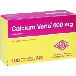 CALCIUM VERLA 600 mg filmdrasjerte tabletter, 100 stk