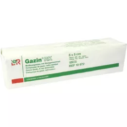GAZIN Gasbind komp.5x5 cm usteril 16-fold RK, 100 stk