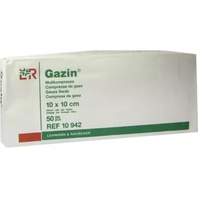 GAZIN Gasbind komp. 10x10 cm usteril 32-ganger drift, 50 stk GAZIN Gasbind komp. 10x10 cm usteril 32-ganger drift, 50 stk