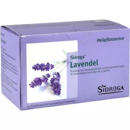 SIDROGA Lavendel tefilterposer, 20X1,0 g