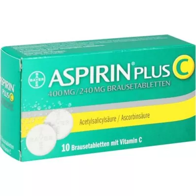 ASPIRIN pluss C brusetabletter, 10 stk
