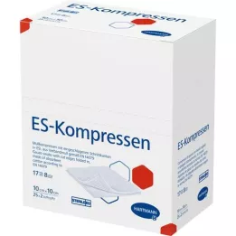 ES-KOMPRESSEN steril 10x10 cm 8 ganger, 25X2 stk
