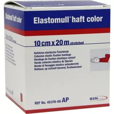 ELASTOMULL skaft farge 10 cmx20 m festepapir rød, 1 stk ELASTOMULL skaft farge 10 cmx20 m festepapir rød, 1 stk