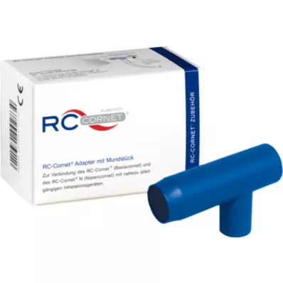 RC Kornettadapter med munnstykke for inhalatorenheter, 1 stk