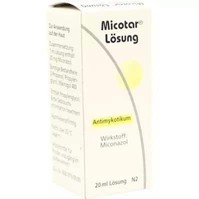MICOTAR Løsning, 20 ml