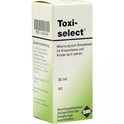 TOXISELECT Dråper, 30 ml TOXISELECT Dråper, 30 ml
