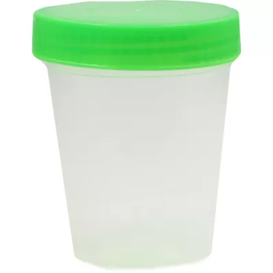 URINBECHER med skrukork individuelt pakket, 1 stk