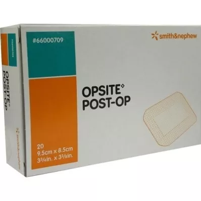 OPSITE Stolpe-OP 8,5x9,5 cm bandasje individuelt steril, 20X1 stk