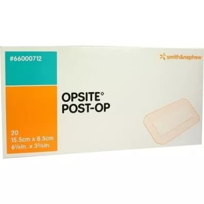 OPSITE Stolpe-OP 8,5x15,5 cm bandasje individuelt steril, 20X1 stk OPSITE Stolpe-OP 8,5x15,5 cm bandasje individuelt steril, 20X1 stk