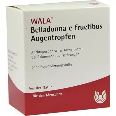 BELLADONNA E FRUCTIBUS Øyedråper, 30X0,5 ml BELLADONNA E FRUCTIBUS Øyedråper, 30X0,5 ml