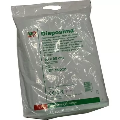 DISPOSIMA Sykeunderlag 60x90 cm 20 lag, 5 stk DISPOSIMA Sykeunderlag 60x90 cm 20 lag, 5 stk