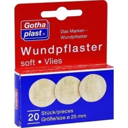 GOTHAPLAST Wundpfl.myk fleece 2,5 cm, 20 stk