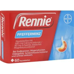 RENNIE Tyggetabletter, 60 stk