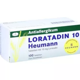 LORATADIN 10 Heumann tabletter, 100 stk