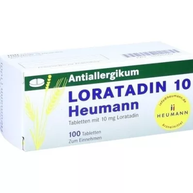 LORATADIN 10 Heumann tabletter, 100 stk