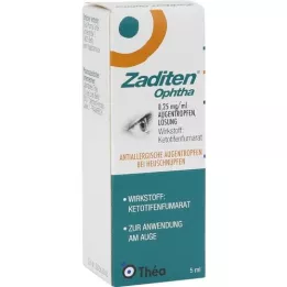 ZADITEN ophtha 0,25 mg/ml øyedråper, 1X5 ml