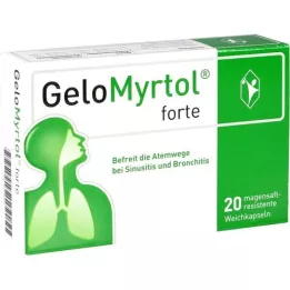 GELOMYRTOL forte gastroresistente myke kapsler, 20 stk