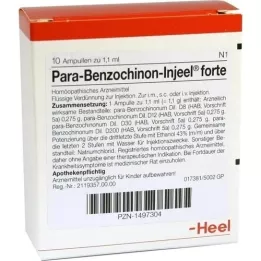 PARA BENZOCHINON Injeel forte ampuller, 10 stk