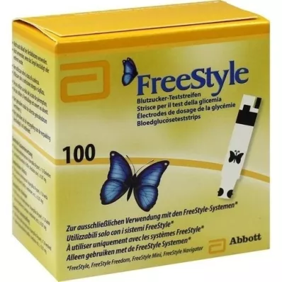 FREESTYLE Teststrimler, 100 stk FREESTYLE Teststrimler, 100 stk