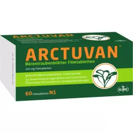 ARCTUVAN Bearberry filmdrasjerte tabletter, 60 stk