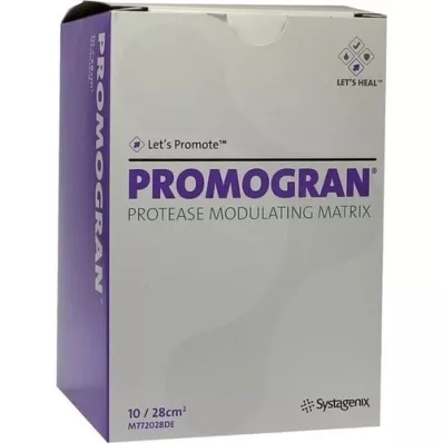 PROMOGRAN 28 sqcm sterile tamponader, 10 stk