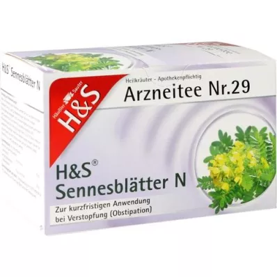 H&S Senna blader N Filterposer, 20X1,0 g H&S Senna blader N Filterposer, 20X1,0 g