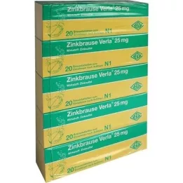 ZINKBRAUSE Verla 25 mg brusetabletter, 100 stk