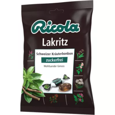 RICOLA o.Z.pose lakrisgodteri, 75 g RICOLA o.Z.pose lakrisgodteri, 75 g
