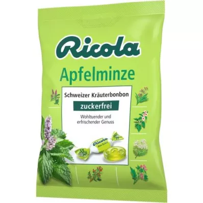 RICOLA o.Z.pose med eplemyntegodteri, 75 g RICOLA o.Z.pose med eplemyntegodteri, 75 g
