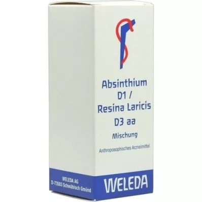 ABSINTHIUM D 1 Resina Laricis D 3 aa blanding, 50 ml ABSINTHIUM D 1 Resina Laricis D 3 aa blanding, 50 ml
