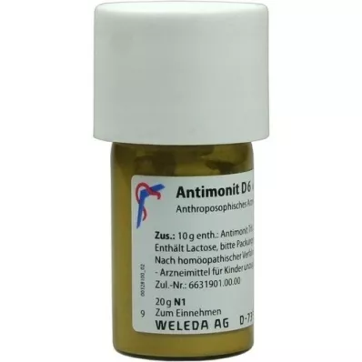 ANTIMONIT D6 Triturering, 20 g ANTIMONIT D6 Triturering, 20 g
