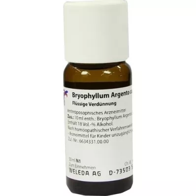 BRYOPHYLLUM ARGENTO cultum D 3 fortynning, 50 ml BRYOPHYLLUM ARGENTO cultum D 3 fortynning, 50 ml