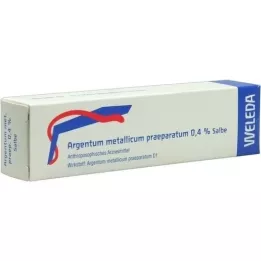 ARGENTUM METALLICUM PRAEPARATUM 0,4 % salve, 25 g