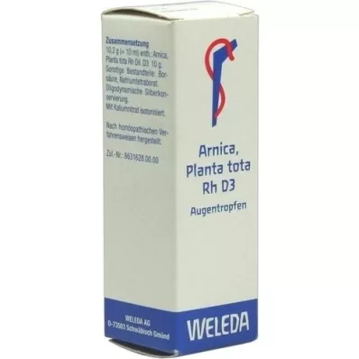 ARNICA PLANTA tota Rh D 3 øyedråper, 10 ml