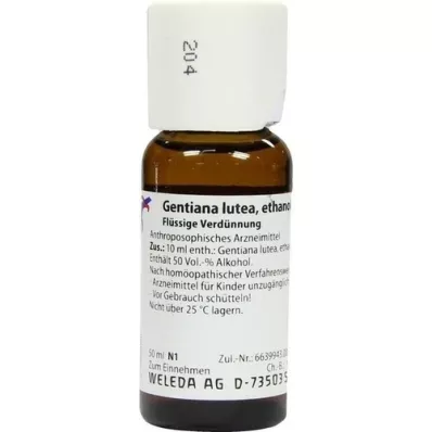 GENTIANA LUTEA D 1 fortynning, 50 ml GENTIANA LUTEA D 1 fortynning, 50 ml