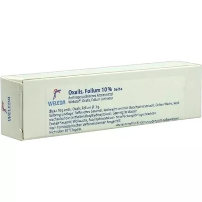 OXALIS FOLIUM 10 % salve, 25 g OXALIS FOLIUM 10 % salve, 25 g