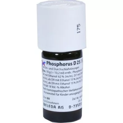 PHOSPHORUS D 25/Svovel D 25 aa blanding, 20 ml