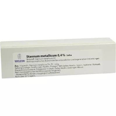 STANNUM METALLICUM SALBE 0,4 %, 25 g