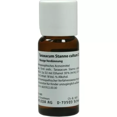 TARAXACUM STANNO cultum D 3 fortynning, 50 ml