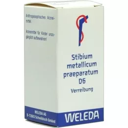 STIBIUM METALLICUM PRAEPARATUM D 6 Triturering, 20 g