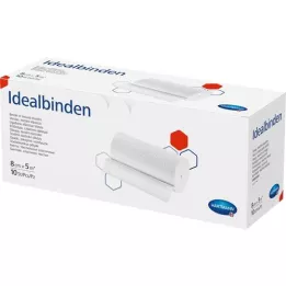 IDEALBINDE Hartmann 8 cm x 5 m, 10 stk