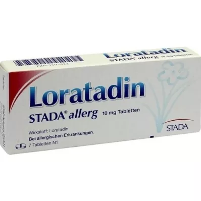 LORATADIN STADA 10 mg Allerg tabletter, 7 stk LORATADIN STADA 10 mg Allerg tabletter, 7 stk