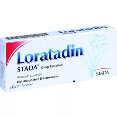 LORATADIN STADA 10 mg tabletter, 20 stk LORATADIN STADA 10 mg tabletter, 20 stk