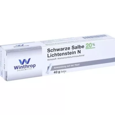 SCHWARZE SALBE 20 % Lichtenstein N, 40 g SCHWARZE SALBE 20 % Lichtenstein N, 40 g