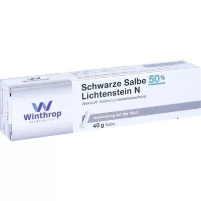 SCHWARZE SALBE 50 % Lichtenstein N, 40 g SCHWARZE SALBE 50 % Lichtenstein N, 40 g