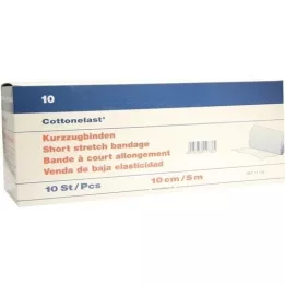 KURZZUGBINDE Bomullslast 10 cmx5 m, 10 stk