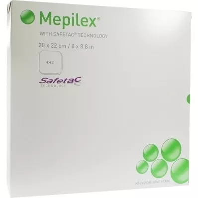 MEPILEX 20x22 cm skumbandasje, 5 stk MEPILEX 20x22 cm skumbandasje, 5 stk
