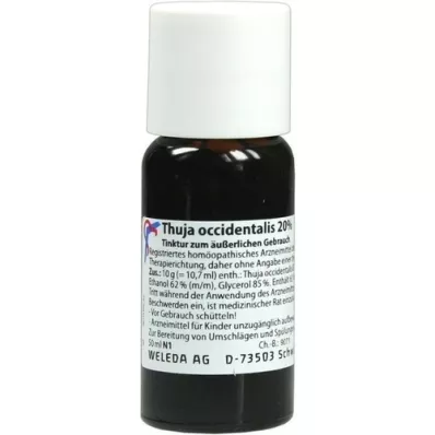 THUJA OCCIDENTALIS 20 % ekstern tinktur, 50 ml