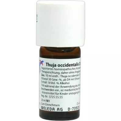 THUJA OCCIDENTALIS D6 Fortynning, 20 ml