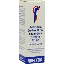 AESCULUS CORTEX D 30/Lavandula D 6 aa øyedråper, 10 ml